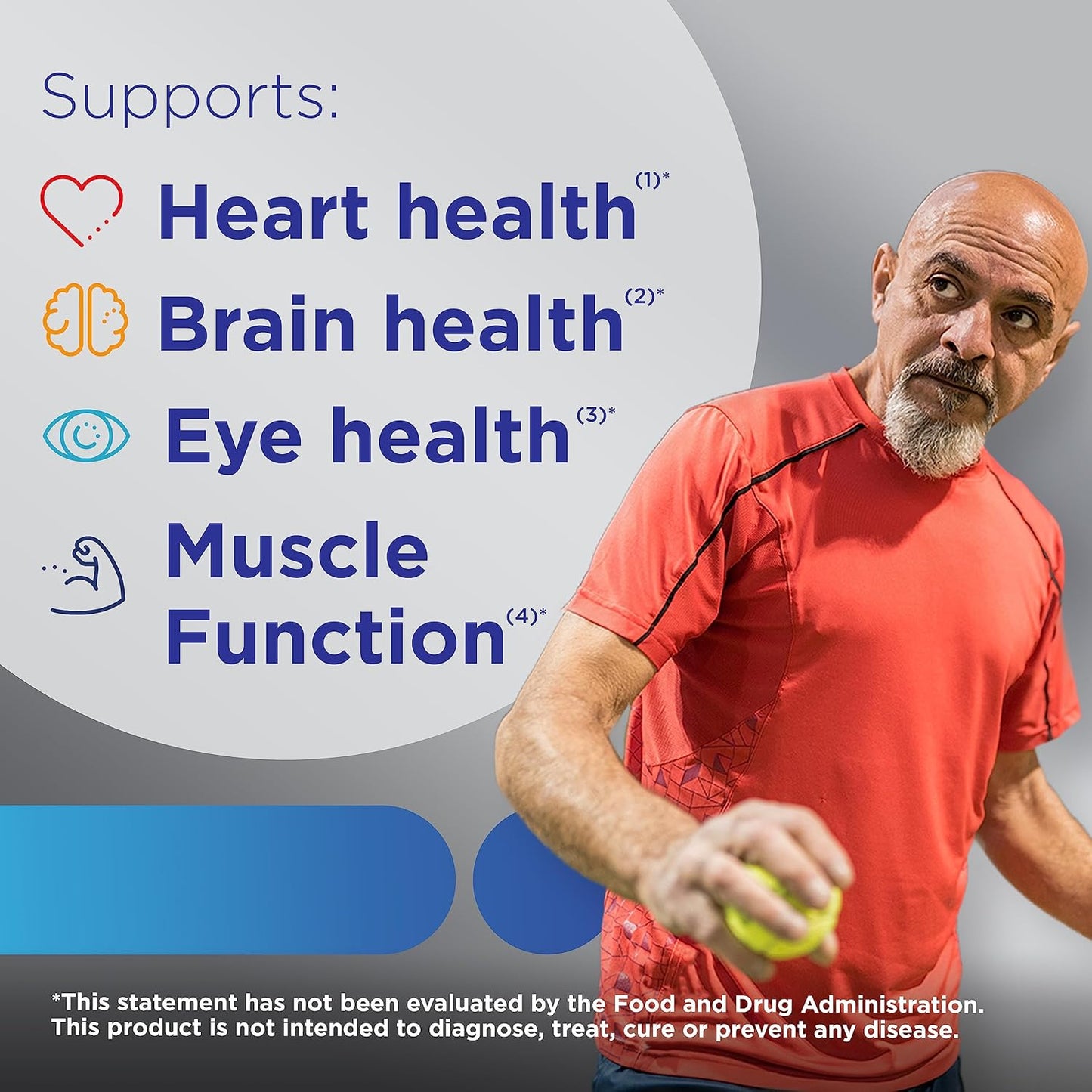 Centrum Silver Men’s 50+ Multivitamin, 100 Ct – with Vitamin D3, B Vitamins & Zinc, Memory & Cognition Support