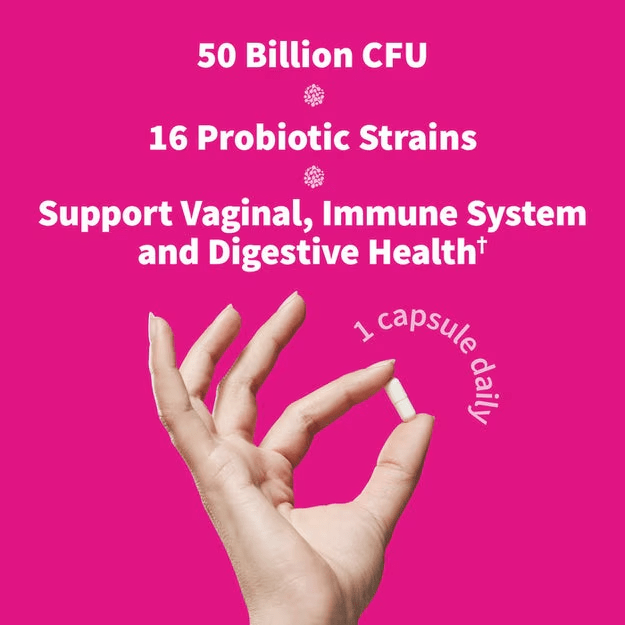 Dr. Formulated Probiotics Once Daily Women’s – 50 Billion CFU, 30 Capsules