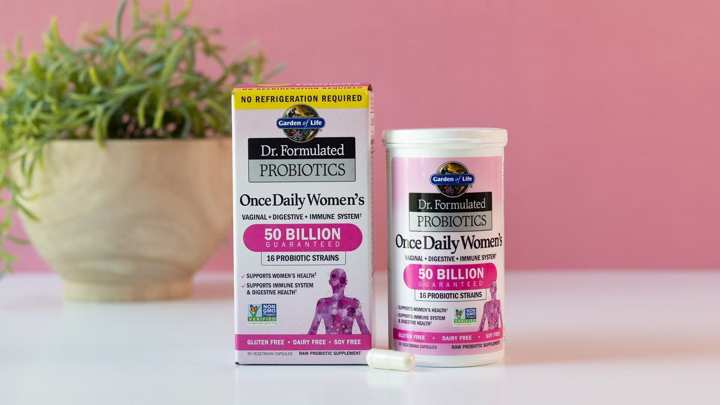 Dr. Formulated Probiotics Once Daily Women’s – 50 Billion CFU, 30 Capsules
