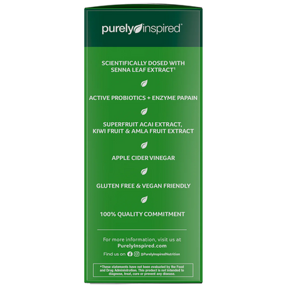 Purely Inspired 7-Day Cleanse – Gentle Detox with Senna & Apple Cider Vinegar, 42 Capsules