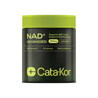Cata-Kor NAD+ Advanced with Resveratrol – High-Absorption Cellular Support (60 Capsules)