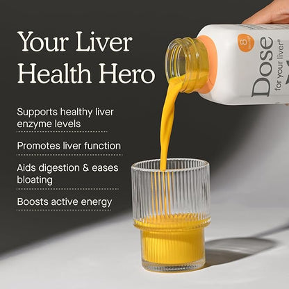 Liver Cleanse Detox & Repair – Organic Milk Thistle Supplement with Turmeric, Dandelion, Ginger & Orange – Supports Liver Health – 16oz Bottle, 3-Pack (3 Week Supply)