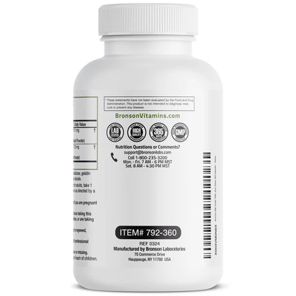 Milk Thistle Seed 1,000mg – Liver Support & Antioxidant Supplement with Silymarin – 360 Capsules | Bronson