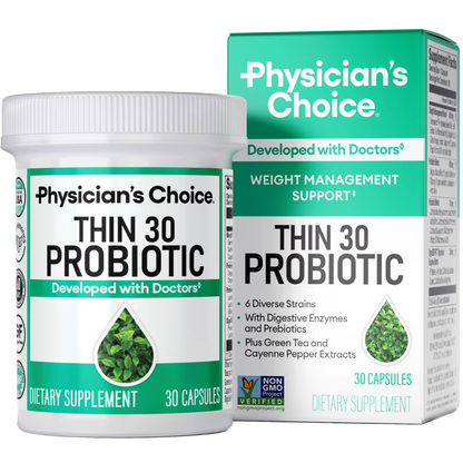 Thin 30 Probiotic – Daily Probiotic for Weight Management & Digestive Health