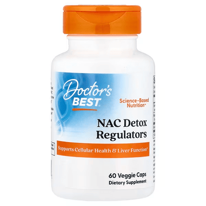 Doctor’s Best NAC Detox Regulators – Liver & Cellular Health Support, 60 Veggie Caps