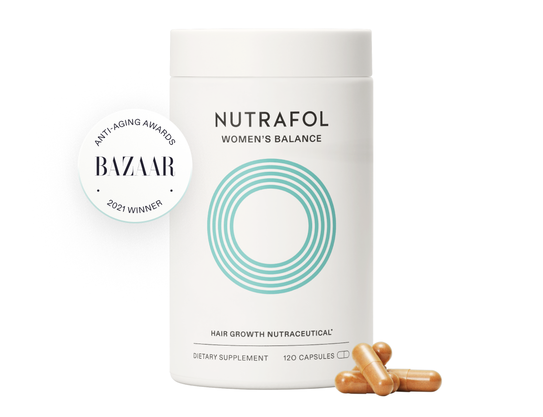 Women’s Balance Hair Growth Supplement – Clinically Proven, 100% Drug-Free Formula for Thicker, Fuller, Stronger Hair – Designed for Women 45+ – Includes Wellness Coaching, Hair Mineral Analysis &amp; Headspace Subscription